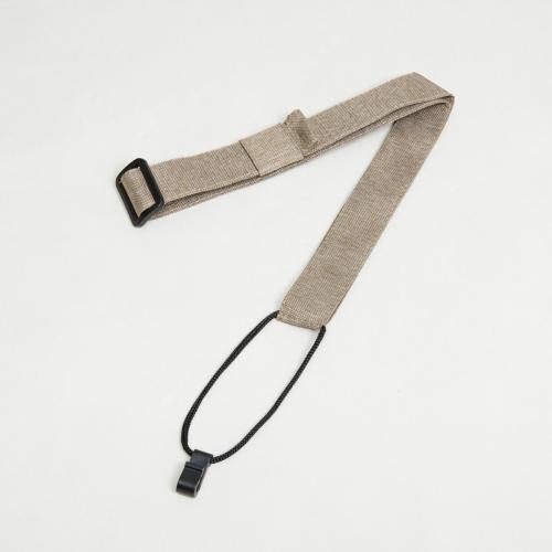 E.D.GEAR EUA-STRAP-1 Brown ウクレレストラップ フックタイプ リネン・オックスフォード