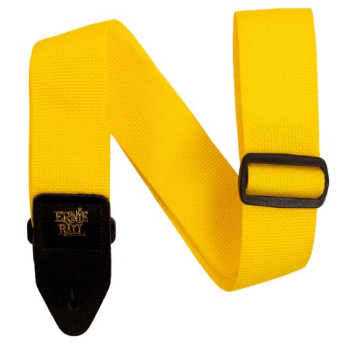 ERNIE BALL YELLOW & BLACK POLYPRO GUITAR STRAP ポリプロ・ストラップP05351