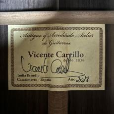 VICENTE CARRILLO【ヴィセンテ・カリージョ】 2018年製 Estudio 松 / ローズウッド【ヴィセンテ・カリージョ】_10