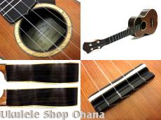 Ancestor's Ukulele [Type3] コンサート シンカーレッドウッド/インディアンローズウッド #410_4
