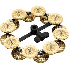 Meinl HEADLINER Series ハイハットタンバリン (ハンマードブラス/デュアル) [HTHH2B-BK]【定価より40%OFF】