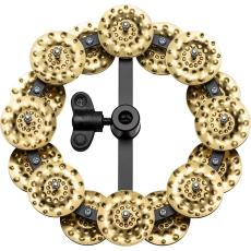 Meinl HEADLINER Series ハイハットタンバリン (ハンマードブラス/デュアル) [HTHH2B-BK]【定価より40%OFF】_2