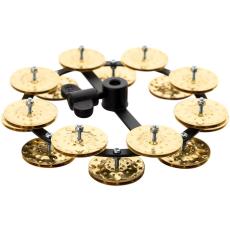 Meinl HEADLINER Series ハイハットタンバリン (ハンマードブラス/デュアル) [HTHH2B-BK]【定価より40%OFF】_4