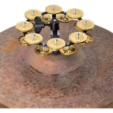 Meinl HEADLINER Series ハイハットタンバリン (ハンマードブラス/デュアル) [HTHH2B-BK]【定価より40%OFF】_6