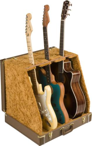 Fender CLASSIC SERIES CASE STAND -3 GUITAR -Brown-【最大3本掛けギタースタンド】