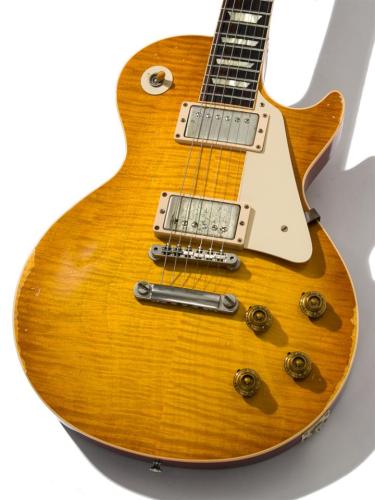 Gibson Custom Shop Hand Select 1P-Mahogany Historic Collection 1959 Les Paul Reissue Heavy Aged Double Dirty Lemon 2014