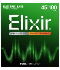 Elixir 【ネコポス】NANOWEB ライト 45-100 #14052 ニッケル ロングスケール 4弦【G-CLUB SHIBUYA 1F】
