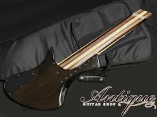 CLAAS Custom Shop Guitars Custom Order Moby Dick Headless 10-String Drop Top 2022 See Through Light Blue Gross "Specials Last One"_3