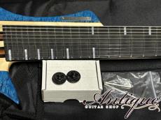 CLAAS Custom Shop Guitars Custom Order Moby Dick Headless 10-String Drop Top 2022 See Through Light Blue Gross "Specials Last One"_11