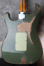 Fender Custom Shop Alley Cat Stratocaster Heavy Relic FRT / Faded Army Drab Green_9