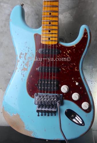 Fender Custom Shop '62 Stratocaster SSH Heavy Relic / FRT / Daphne Blue