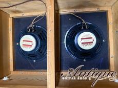 Fender Tremolux Amp 6G9-B 1962-63 White Tolex & Brown Panel /2×10 Closed Piggyback Cabinet "Pre CBS Sound"_11