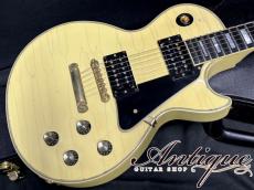 Gibson Custom Shop Limited Edition AGED 70's Les Paul Custom 2008 Vintage White w/Stinger "Ltd.150 PATA's Panda Model"_4