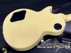 Gibson Custom Shop Limited Edition AGED 70's Les Paul Custom 2008 Vintage White w/Stinger "Ltd.150 PATA's Panda Model"_5