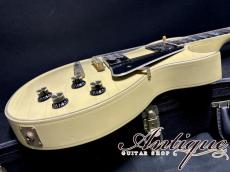 Gibson Custom Shop Limited Edition AGED 70's Les Paul Custom 2008 Vintage White w/Stinger "Ltd.150 PATA's Panda Model"_6