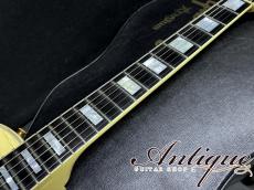 Gibson Custom Shop Limited Edition AGED 70's Les Paul Custom 2008 Vintage White w/Stinger "Ltd.150 PATA's Panda Model"_8