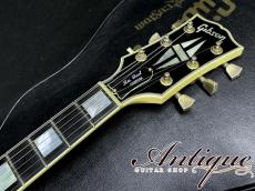 Gibson Custom Shop Limited Edition AGED 70's Les Paul Custom 2008 Vintage White w/Stinger "Ltd.150 PATA's Panda Model"_10