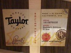 Taylor Builder's Edition 814ce Next Generation【Claria搭載最新仕様!】_9