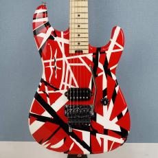EVH Striped Series Red with Black Stripes