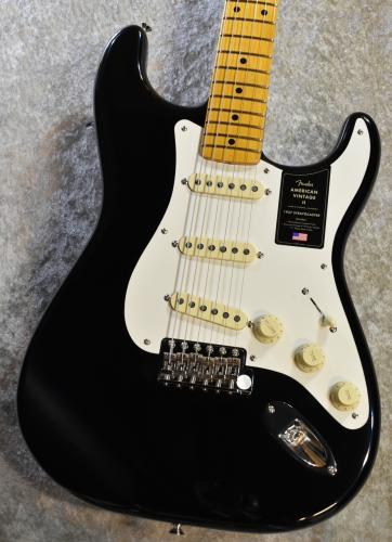 Fender American Vintage II 1957 Stratocaster Black #V2447444【3.54kg】【Wケースキャンペーン】