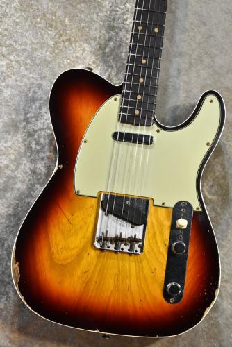 Fender Custom Shop LTD 1960 Custom Telecaster Relic Chocolate 3TS CZ584126【漆黒指板、軽量3.11kg】