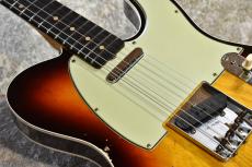 Fender Custom Shop LTD 1960 Custom Telecaster Relic Chocolate 3TS CZ584126【漆黒指板、軽量3.11kg】_11