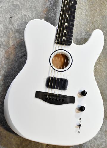 Fender LTD FINNEAS AMERICAN ACOUSTASONIC TELECASTER Satin Arctic White #US252680A【軽量2.36kg】