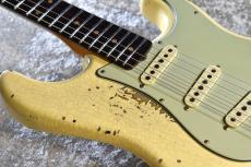 Fender Custom Shop 1961 Stratocaster Heavy Relic Aged V.White over 3TS CZ577893【極上レリック個体!】_11