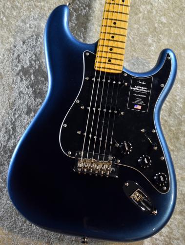 Fender AMERICAN PROFESSIONAL II STRATOCASTER Dark Night #US23049207【軽量3.43kg/チョイ傷特価】