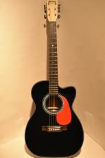 Martin CTM 00C-18E Black Top & Red PG #2882237【抜群ルックスのエレアコ】【マシンガンアコギ】