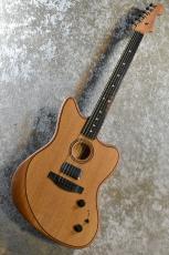 Fender AMERICAN ACOUSTASONIC JAZZMASTER All-Mahogany Natural #US241925A【2.74kg】_2