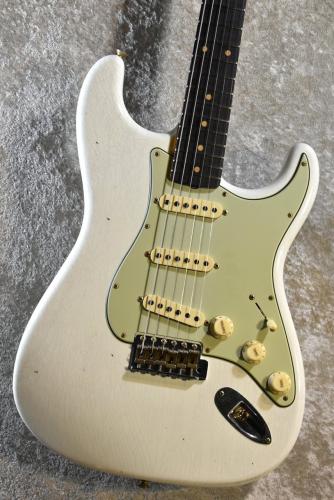 Fender Custom Shop 1960 Stratocaster J.Relic Aged Olympic White CZ578774【漆黒指板、3.49kg】