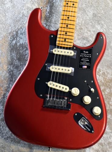 Fender AMERICAN ULTRA II STRATOCASTER Sinister Red #US240021589【3.66kg】【柾目メイプル】