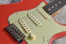 Fender Custom Shop 1963 Stratocaster J.Relic CC Hardware Aged Fiesta Red CZ577926【漆黒指板】_9