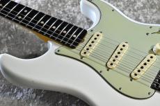 Fender Custom Shop 1963 Stratocaster J.Relic CC Hardware Aged Olympic White CZ578643【漆黒指板】_11