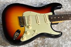 Fender Custom Shop 1960 Stratocaster J.Relic Wide Fade 3-Color Sunburst CZ574954【漆黒指板、3.61kg】_8