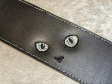 Grande uomo 【特注】黒ねこ刺?ストラップ 足跡Verムーンストーンカラー _2