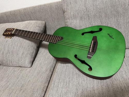 K.Yairi  Nocturne Custom Green Fホール仕様 PICKUP付 【 オール単板 】 【 Kヤイリ ノクターン　カスタム  】