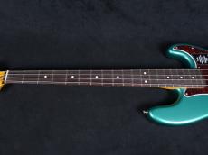 Fender American Professional Classic Precision Bass Faded Sherwood Green Metallic_4