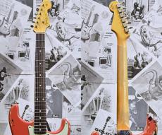 Fender Custom Shop Michael Landau 1963 Stratocaster Relic -Fiesta Red over 3 Color Sunburst- 2018USED!!_6