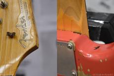 Fender Custom Shop Michael Landau 1963 Stratocaster Relic -Fiesta Red over 3 Color Sunburst- 2018USED!!_9