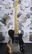 Fender Custom Shop LTD Telecaster Custom Super Heavy Relic -Aged Inca Silver with Aged Charcoal Frost Metallic Burst-_2