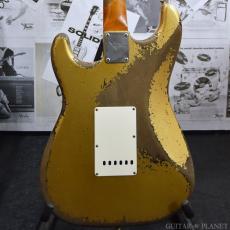 Fender Custom Shop MBS 1960s Stratocaster Heavy Relic -Green/Gold Patina over Black- by Dale Wilson_3