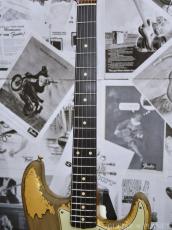 Fender Custom Shop MBS 1960s Stratocaster Heavy Relic -Green/Gold Patina over Black- by Dale Wilson_7