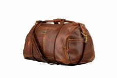 Gibson 【即納可】Leather Duffle Bag, Brown 【ブラウンケース風】_3