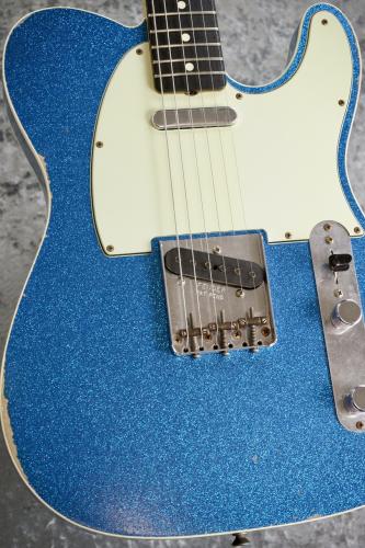 Fender Custom Shop 【ホセフィーナPU!!】1962 Telecaster Custom Relic / Blue Sparkle[3.42kg]【2016年製】