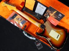 Fender Custom Shop Michael Landau Signature 1968 Stratocaster Bleached 3-Color Sunburst_7