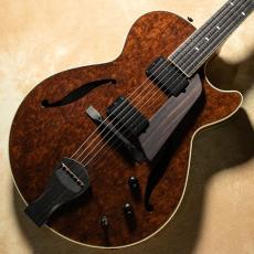 Kikuchi Guitars Archtop MF15L 2HB Ltd Exotic Imbuia Burl_2