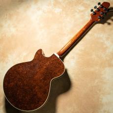 Kikuchi Guitars Archtop MF15L 2HB Ltd Exotic Imbuia Burl_4