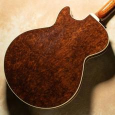 Kikuchi Guitars Archtop MF15L 2HB Ltd Exotic Imbuia Burl_5